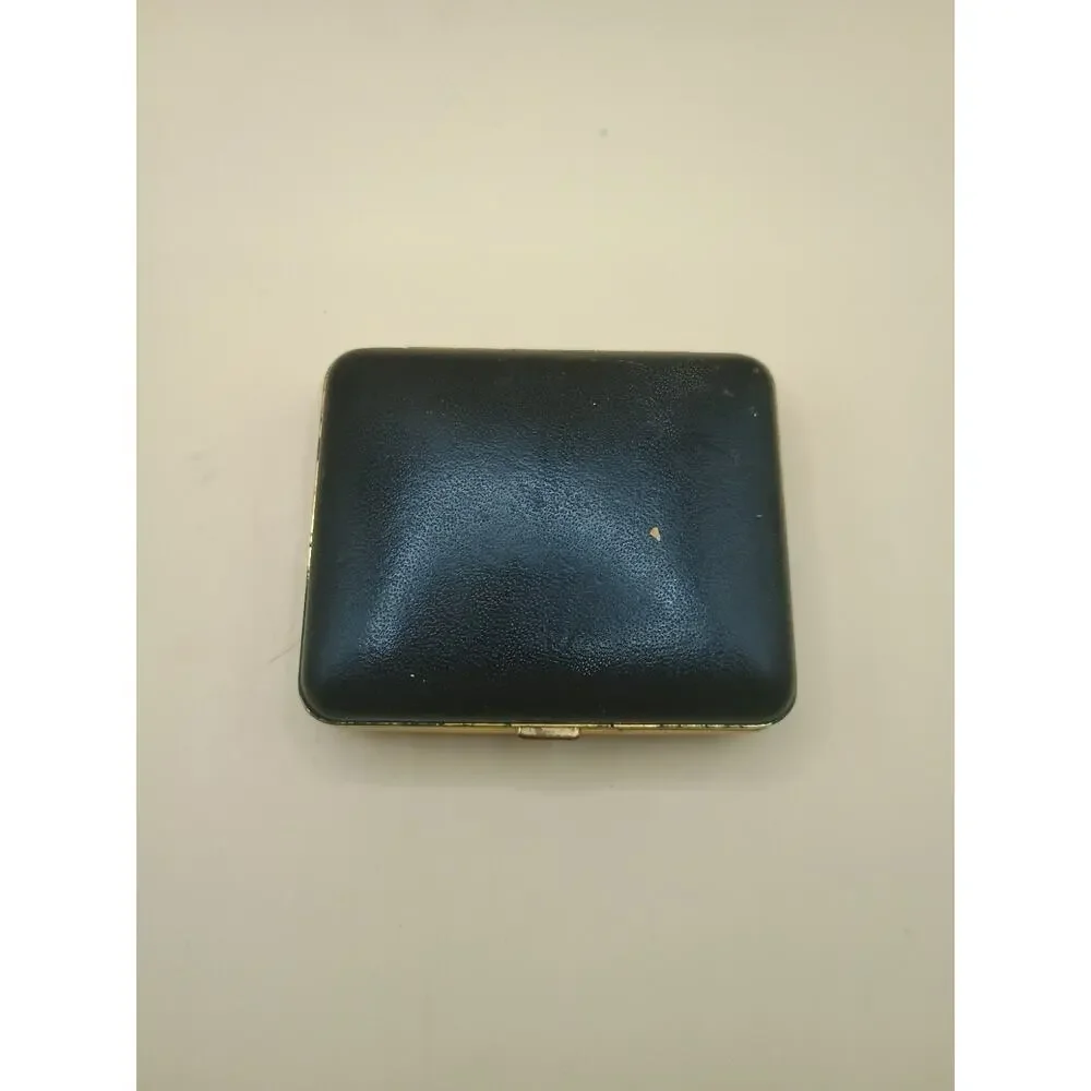 Vintage Seth Thomas Travel Alarm Clock, Germany, Gold Tone Folding Case, 3